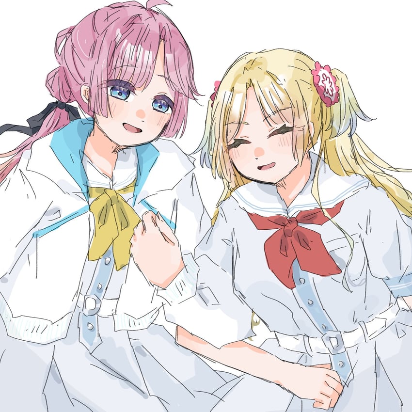 osawa rurino and anyoji hime (love live! and 1 more) drawn by skp1cnqfehmpasi