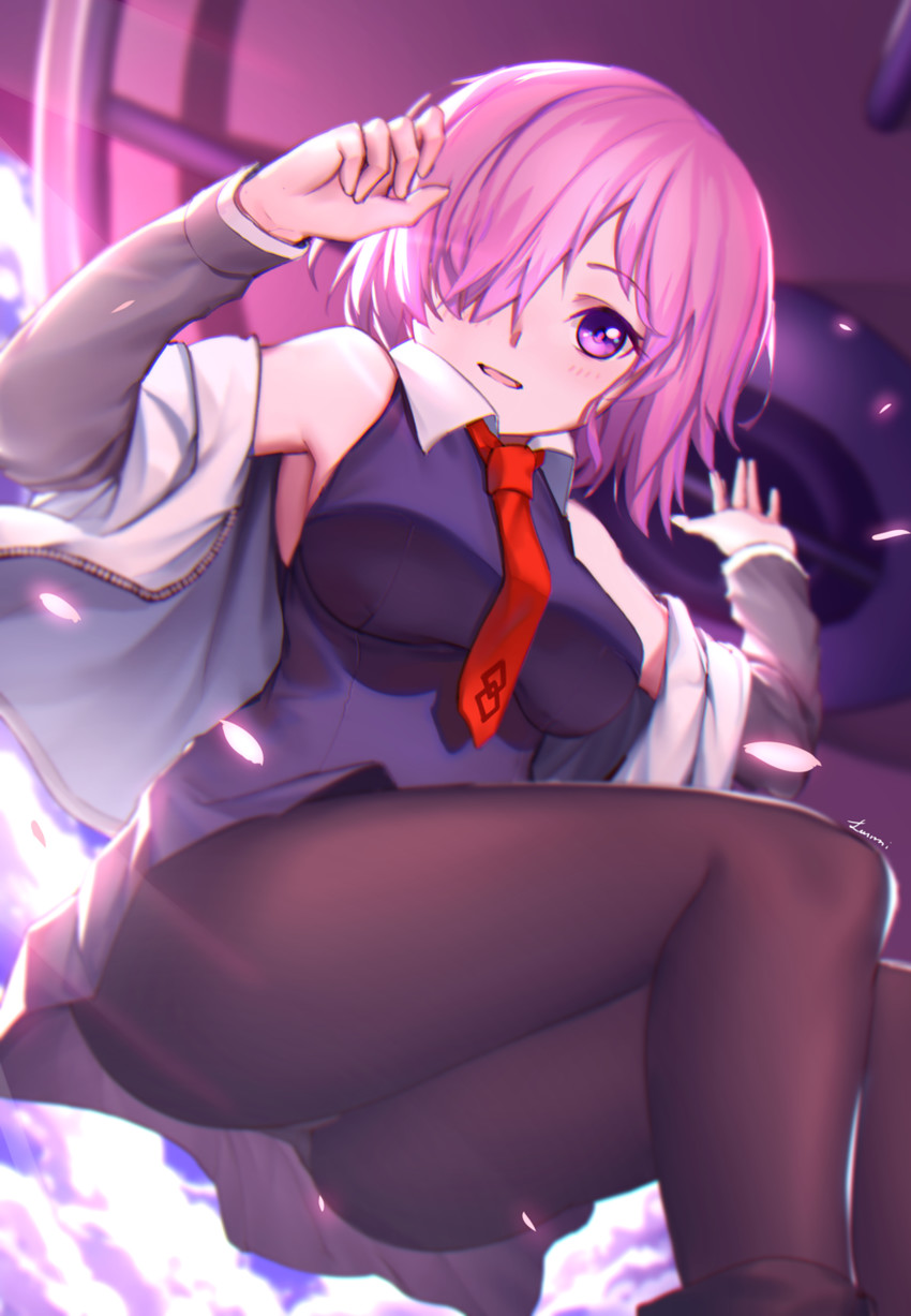 mash kyrielight (fate and 1 more) drawn by lanzi_(415460661)