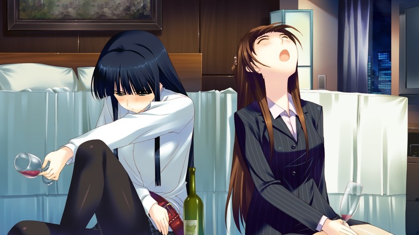 touma kazusa and ogiso setsuna (white album and 1 more) drawn by nakamura_takeshi