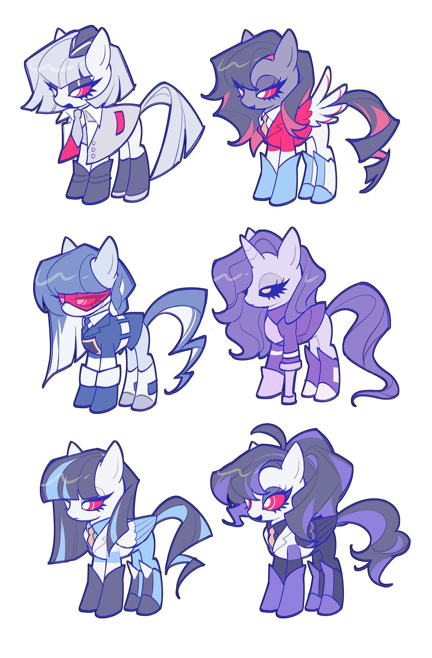 megatron, starscream, soundwave, shockwave, thundercracker, and 1 more (transformers and 3 more) drawn by uchikaze