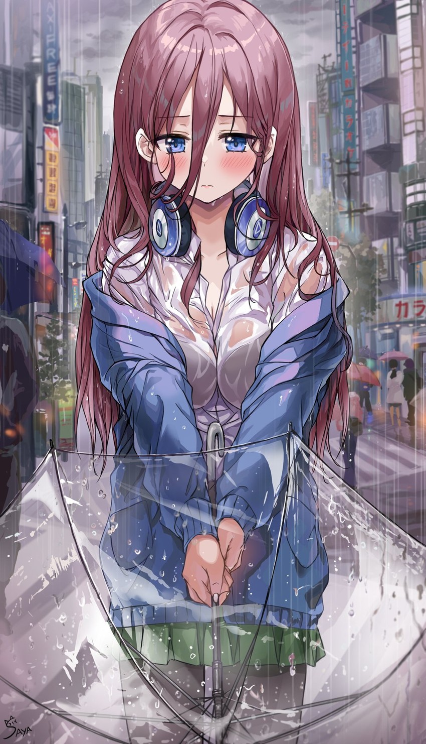 nakano miku (go-toubun no hanayome) drawn by saya_(mychristian2)