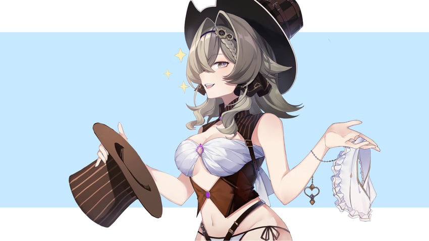 vill-v (honkai and 1 more) drawn by hamilundenongdizhe