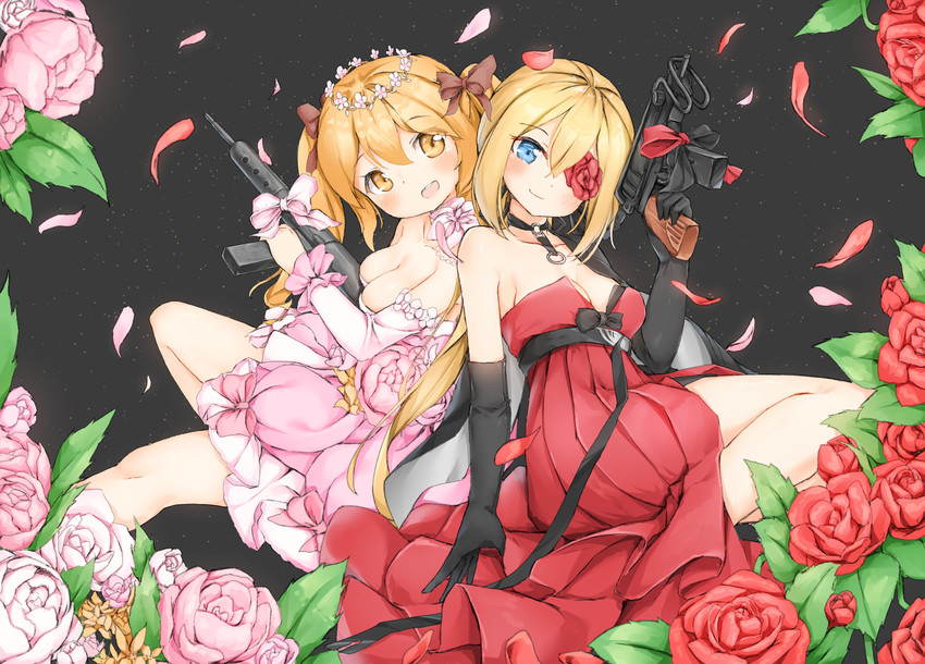 sten mkii and skorpion (girls' frontline) drawn by hansal
