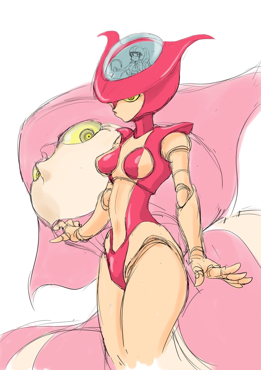 yumi sayaka and aphrodai a (mazinger and 1 more) drawn by yunarisa_haruka