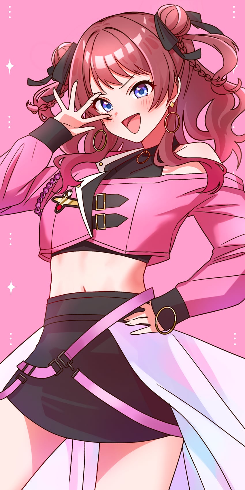 hanami saki (idolmaster and 1 more) drawn by niban_(puka_0507)