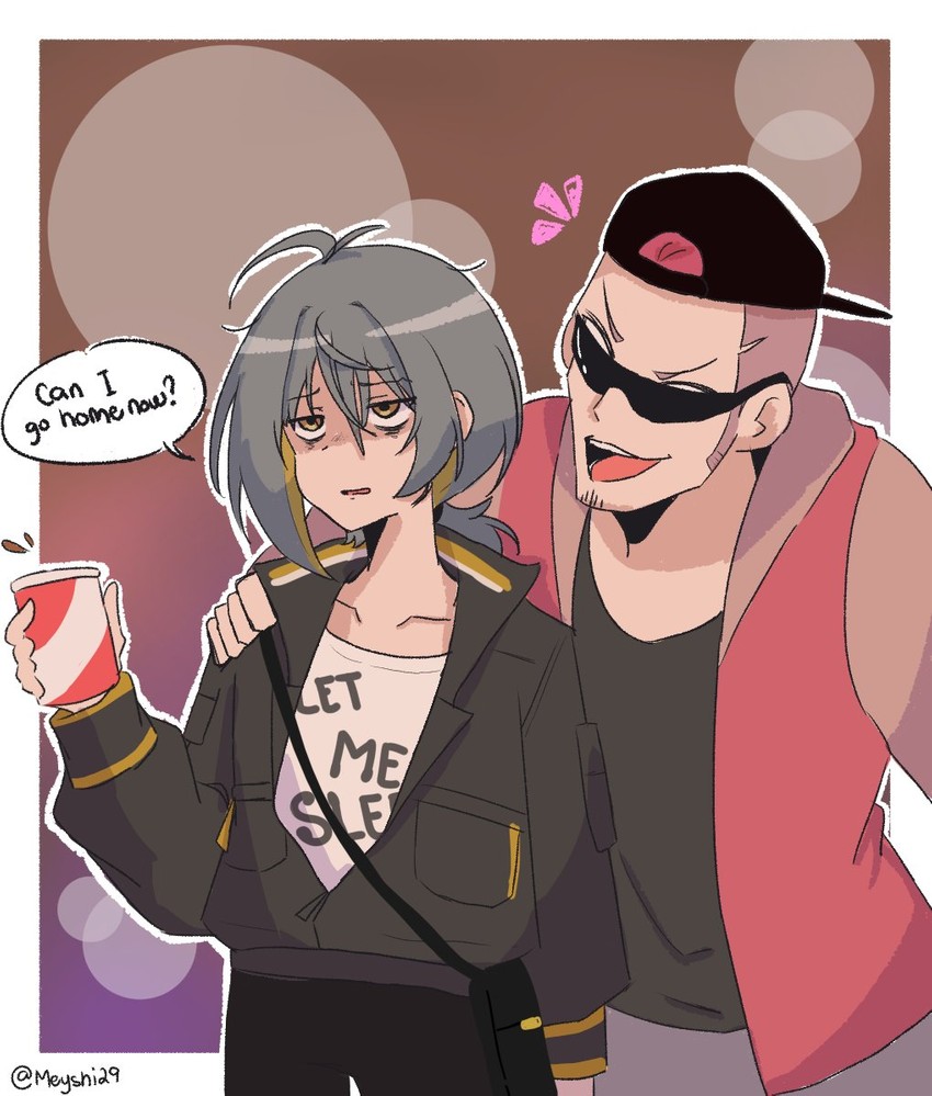 yuul b alwright and chad (hololive and 3 more) drawn by meyshi