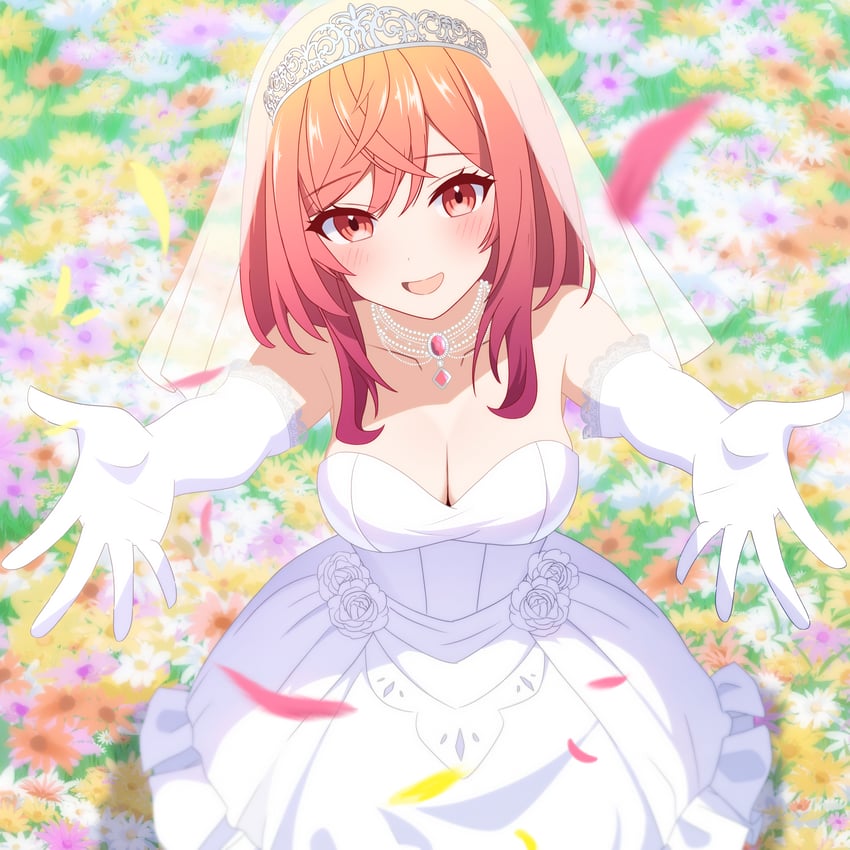 ichijou ririka (hololive and 1 more) drawn by kuchitani