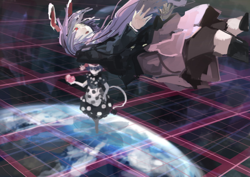 reisen udongein inaba and doremy sweet (touhou) drawn by ichiba_youichi