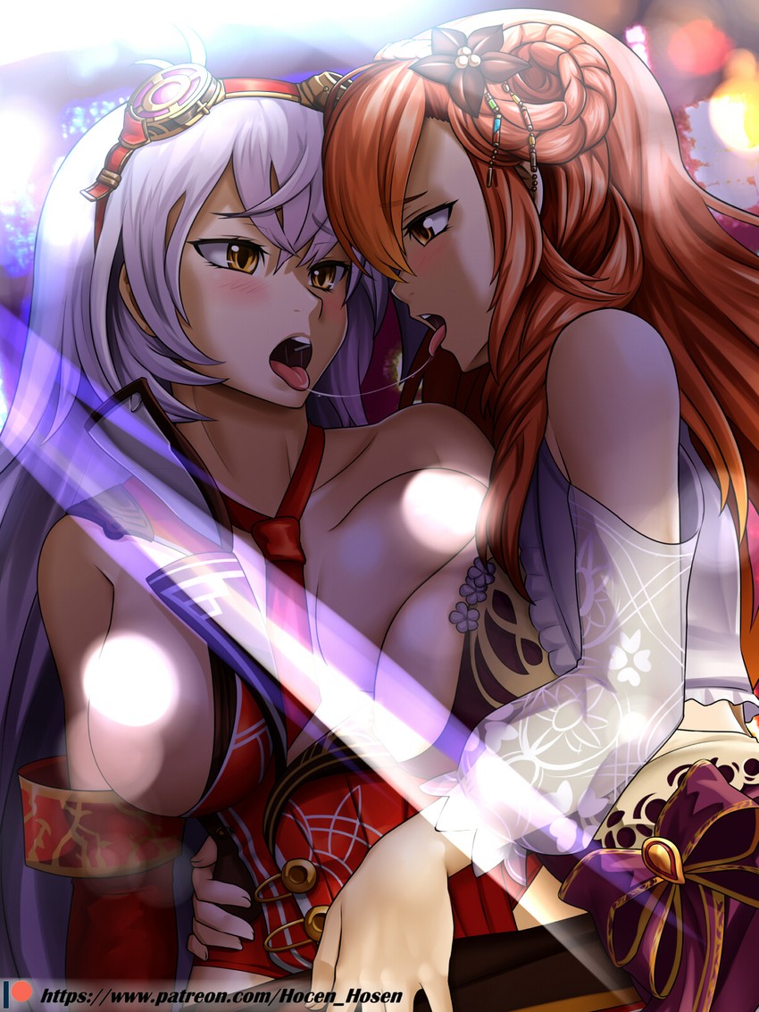 arnas and lyuritis (yoru no nai kuni) drawn by vilde_loh_hocen