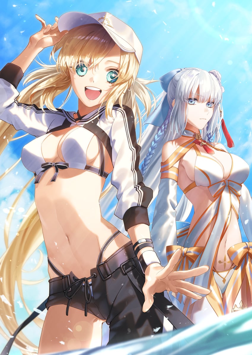 artoria pendragon, morgan le fay, and artoria caster (fate and 1 more) drawn by itsuma_su