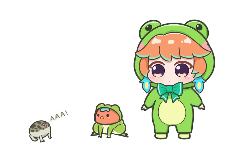 takanashi kiara, kotori, and frogiwawa (hololive and 1 more) drawn by mpien