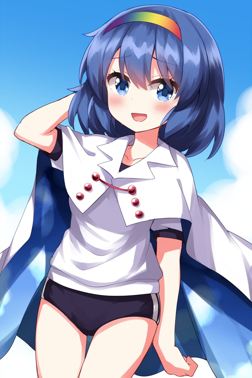 tenkyuu chimata (touhou) drawn by ruu_(tksymkw)