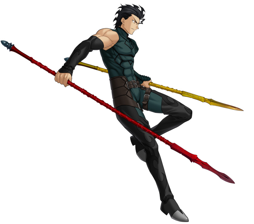 diarmuid ua duibhne (fate and 1 more) drawn by higurashi_ryuuji and takeuchi_takashi