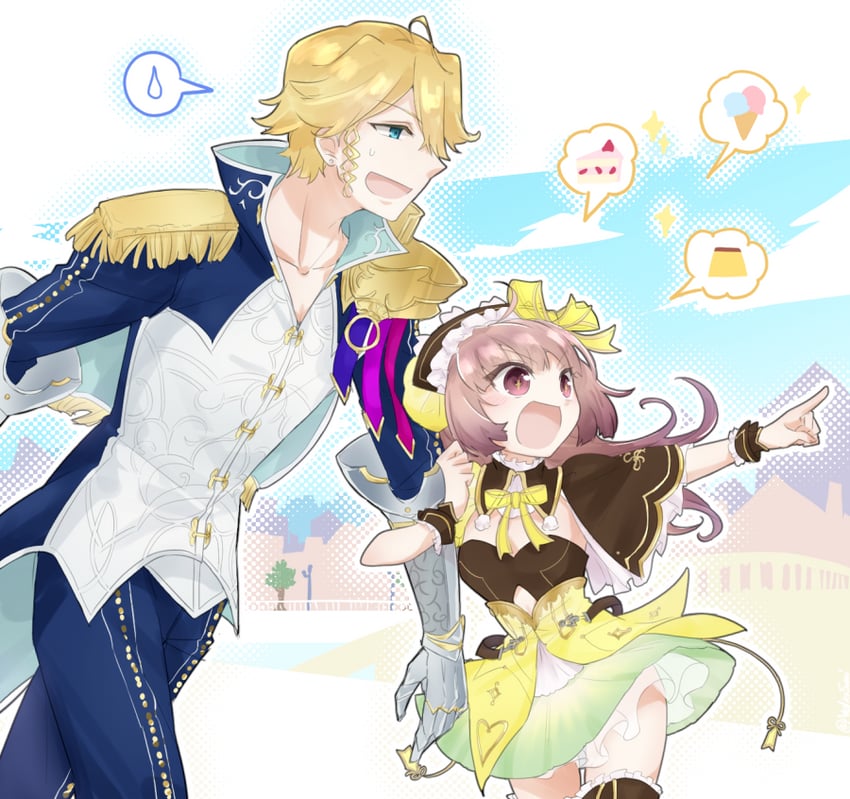 suelle malen and mathias ferrier adalet (atelier and 1 more) drawn by karasumi_(aiseec)
