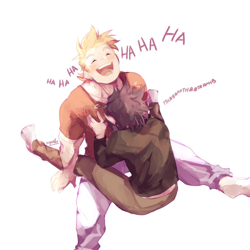 togata mirio and amajiki tamaki (boku no hero academia) drawn by addy_(@vegeebs)