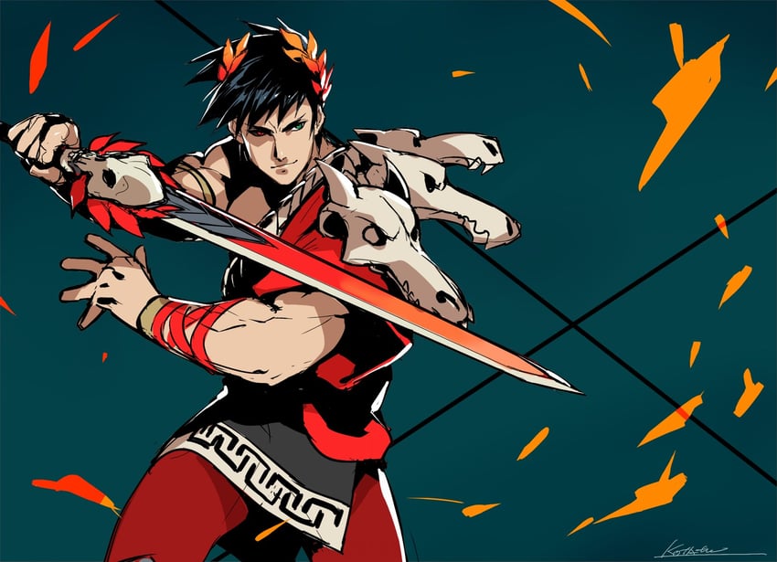 zagreus (hades and 1 more) drawn by kotatsu_(g-rough)