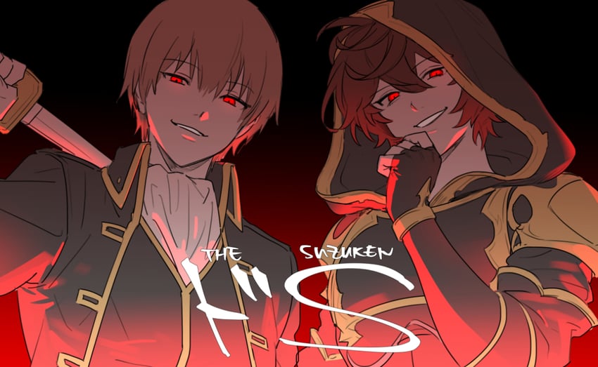 sandalphon, okita sougo, and suzumura ken'ichi (granblue fantasy and 1 more) drawn by tekki_(tki)