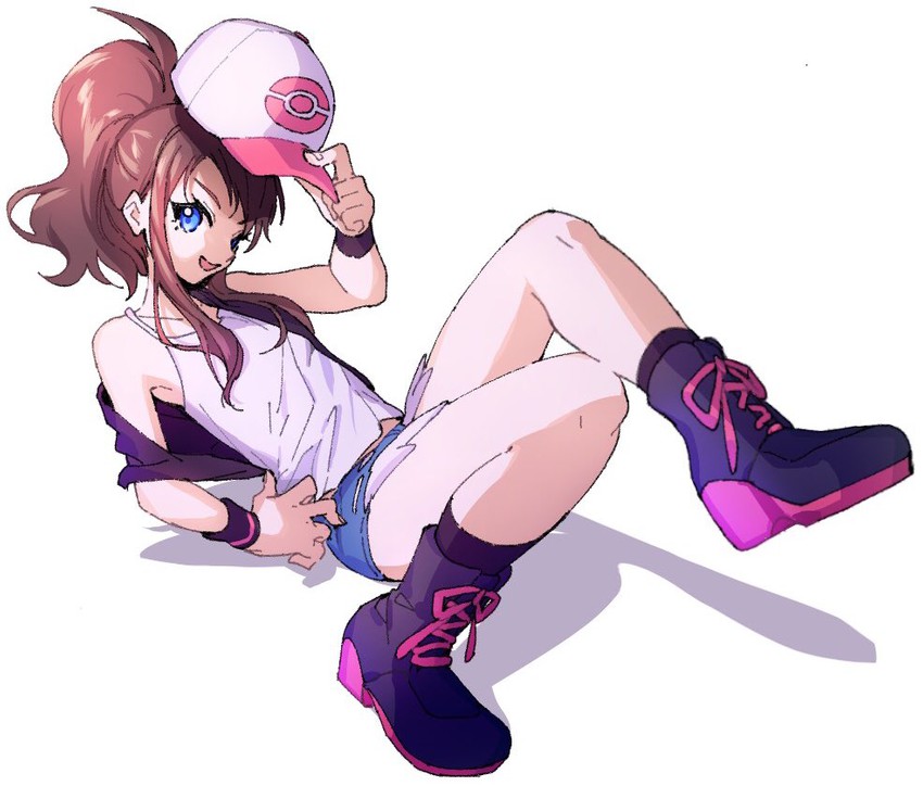 hilda (pokemon and 1 more) drawn by ankea_(a-ramo-do)