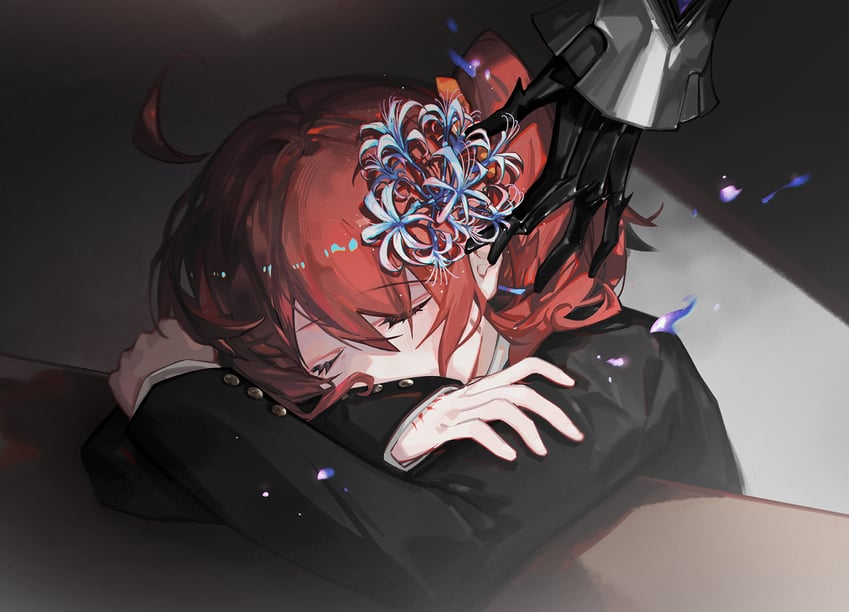 fujimaru ritsuka, edmond dantes, and the count of monte cristo (fate and 1 more) drawn by mie_lu