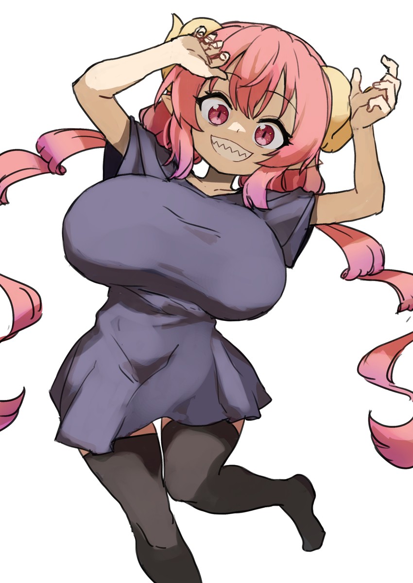 ilulu (kobayashi-san chi no maidragon) drawn by gazacy_(dai)