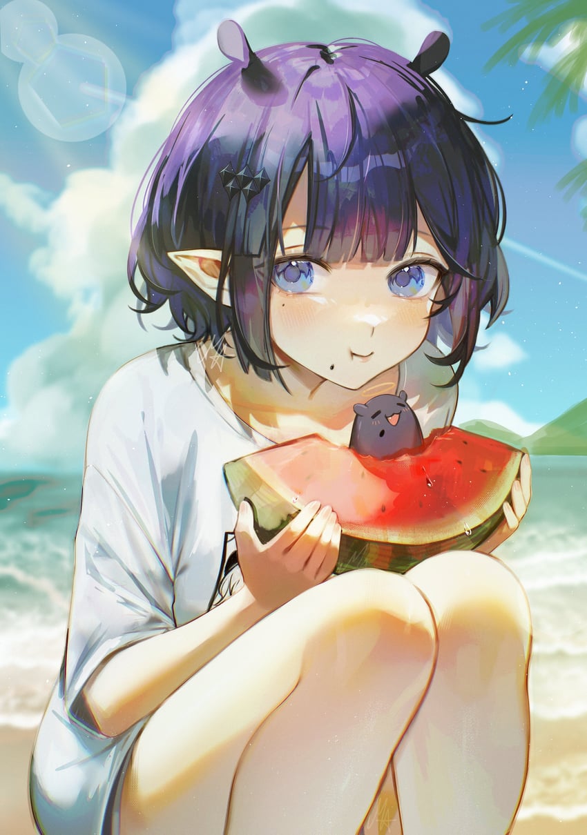 ninomae ina'nis and takodachi (hololive and 1 more) drawn by ani_019