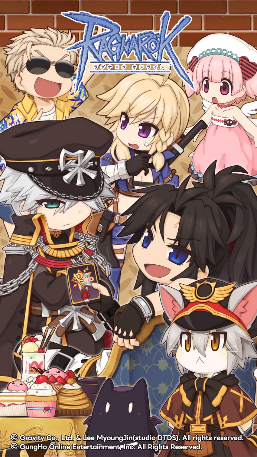 poring, summoner, deviruchi, rebellion, lazy, and 4 more (ragnarok online) drawn by yuichirou
