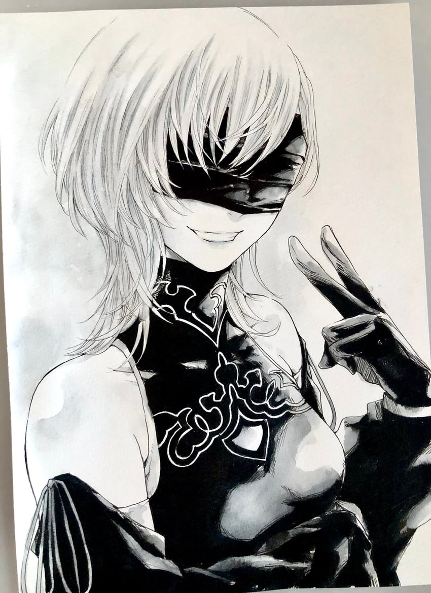 10h (nier and 1 more) drawn by yurikawa_(yurikawa_kwyr)