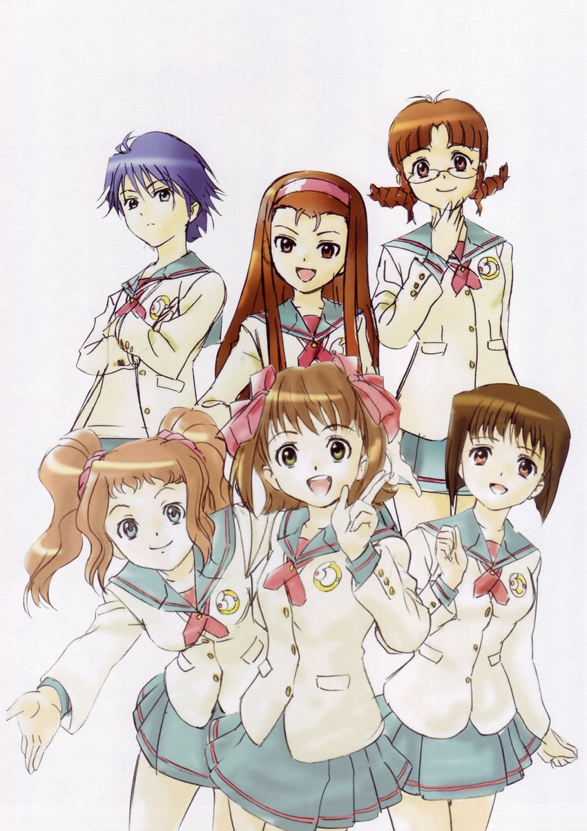 amami haruka, minase iori, hagiwara yukiho, kikuchi makoto, takatsuki yayoi, and 1 more (idolmaster and 1 more)