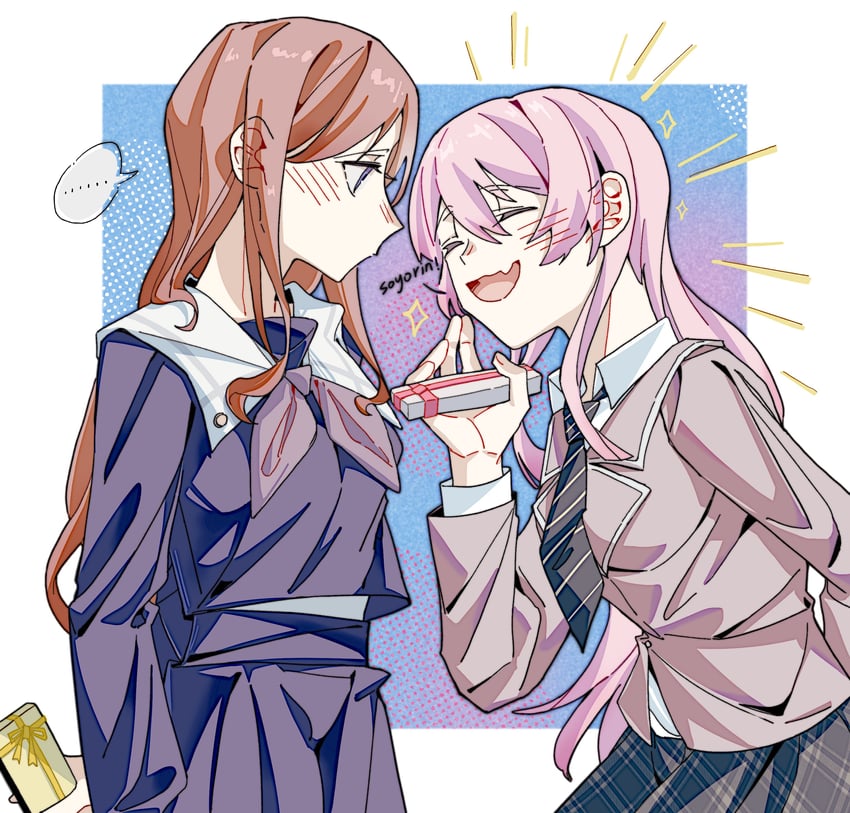 chihaya anon and nagasaki soyo (bang dream! and 1 more) drawn by lanserongjie