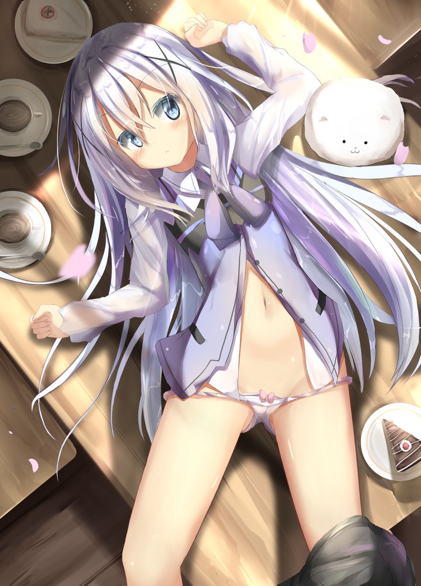 kafuu chino and tippy (gochuumon wa usagi desu ka?) drawn by natuna_natu