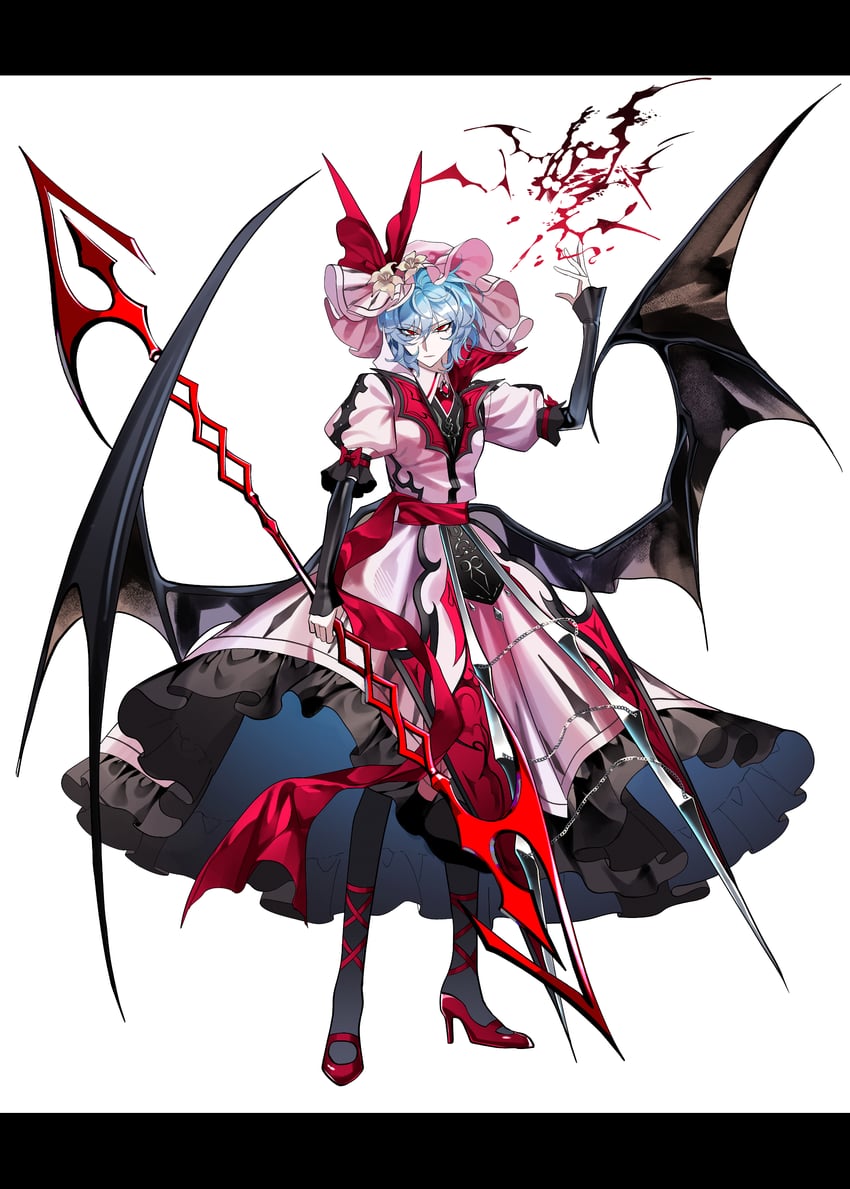 remilia scarlet (touhou and 2 more) drawn by nubezon