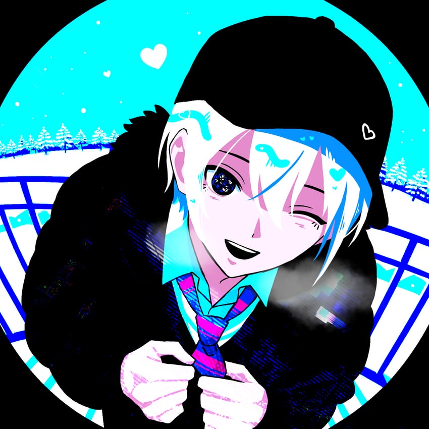 saihara shuichi (danganronpa and 1 more) drawn by torutisuto
