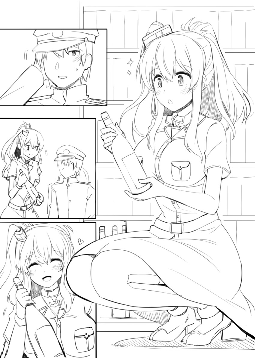admiral and saratoga (kantai collection) drawn by rui_shi_(rayze_ray)