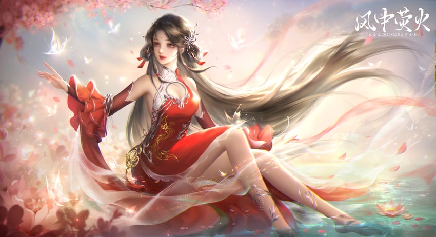 huo linger (wanmei shijie) drawn by xianxian_jintian_huahua_liao_mei
