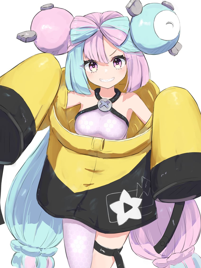 iono (pokemon and 1 more) drawn by sateto_(user_knrf2332)