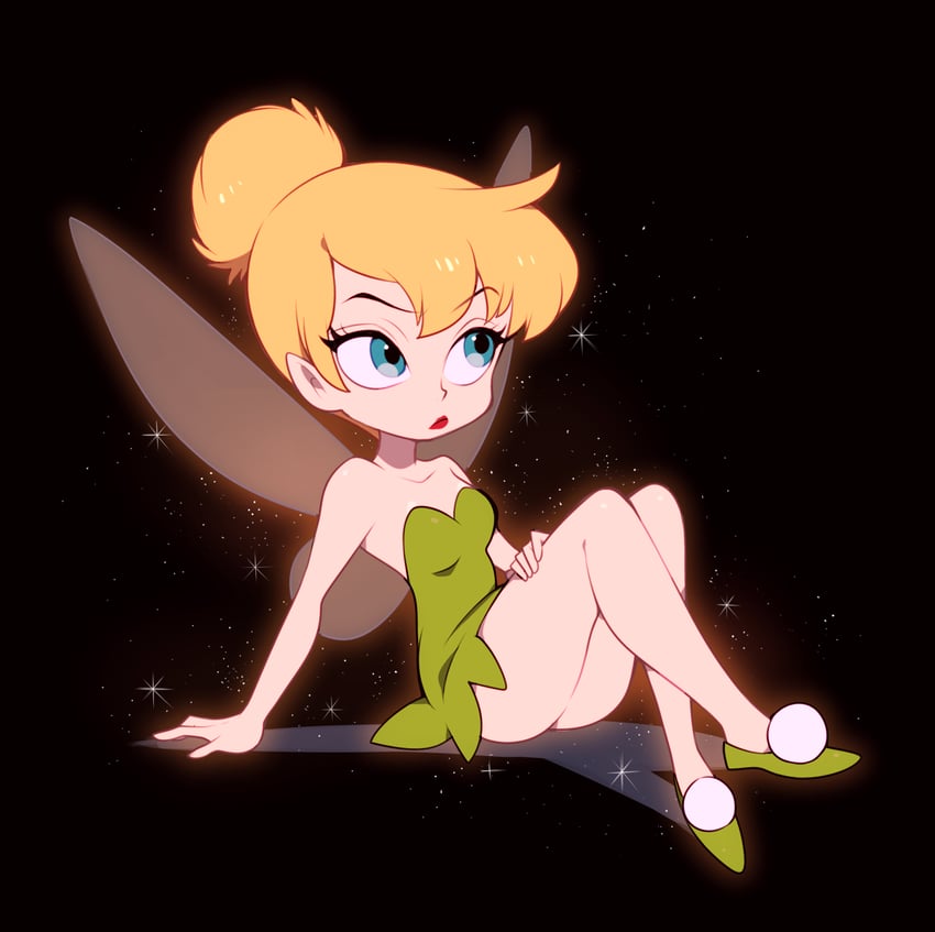 tinker bell (walt disney's peter pan) drawn by ikuchi_osutega