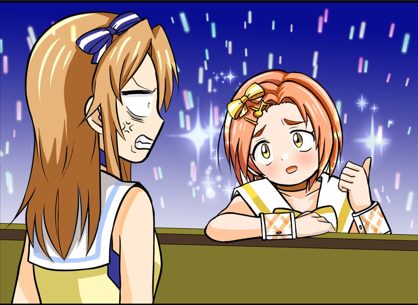 yuuki haru, ryuzaki kaoru, yuitsuka inori, sonidori rioh, haruse natsumi, and 1 more (idolmaster and 3 more) drawn by aipin