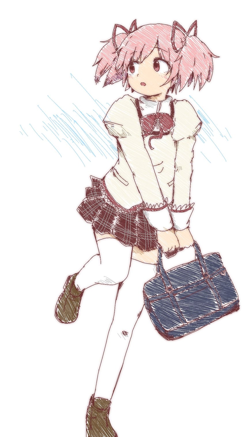 kaname madoka (mahou shoujo madoka magica) drawn by iyowa_(igusuri_please)
