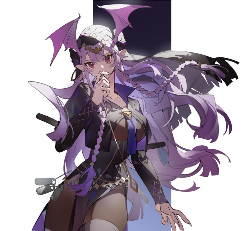 manticore (arknights) drawn by jiao_qiang_bu_sha