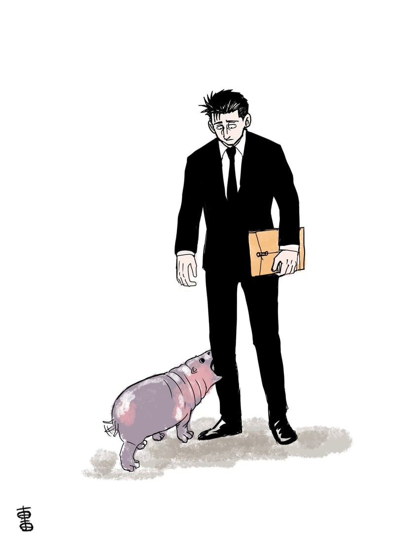 higuruma hiromi and moo tun (jujutsu kaisen and 1 more) drawn by kurumada_kazz