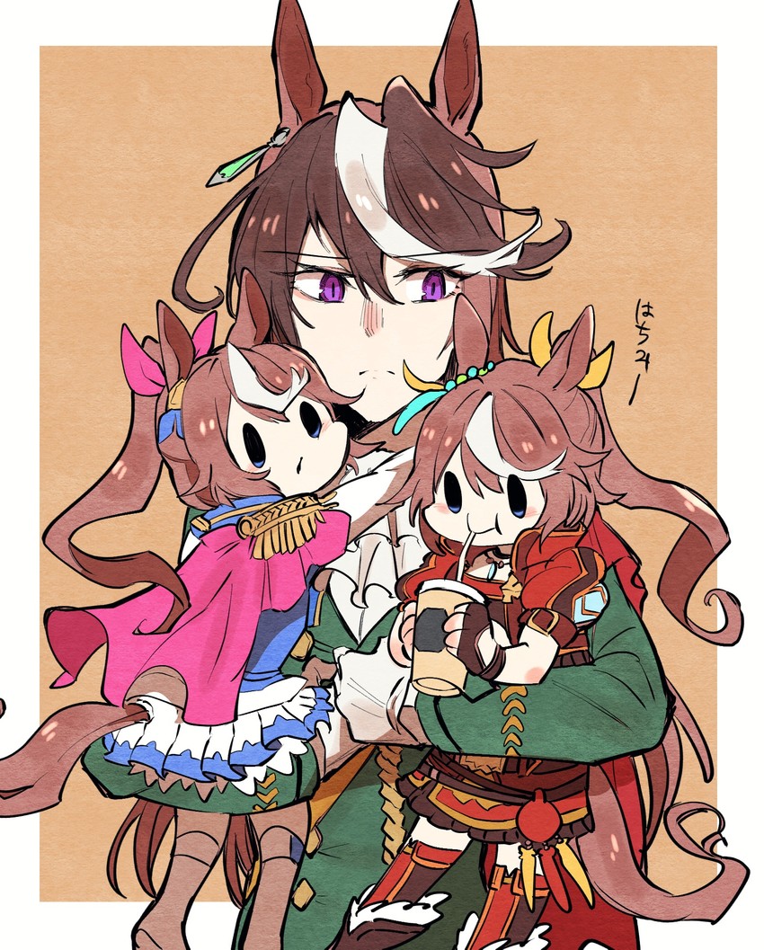 symboli rudolf and tokai teio (umamusume) drawn by takatsuki_nato