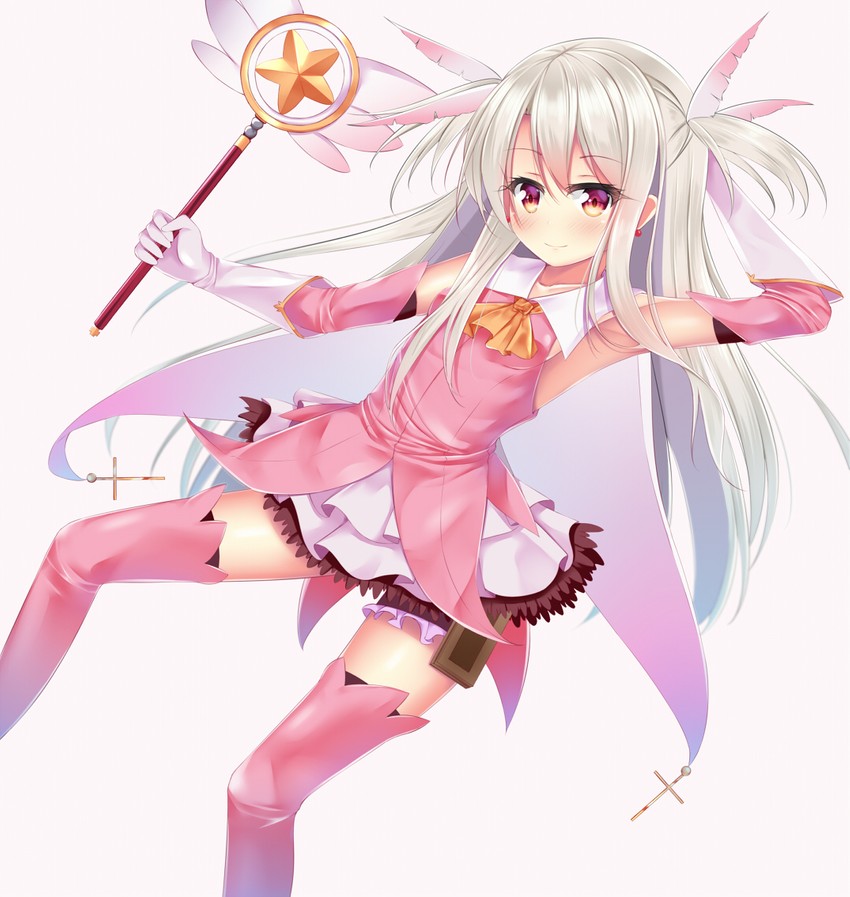 illyasviel von einzbern, prisma illya, and magical ruby (fate and 1 more) drawn by puririn
