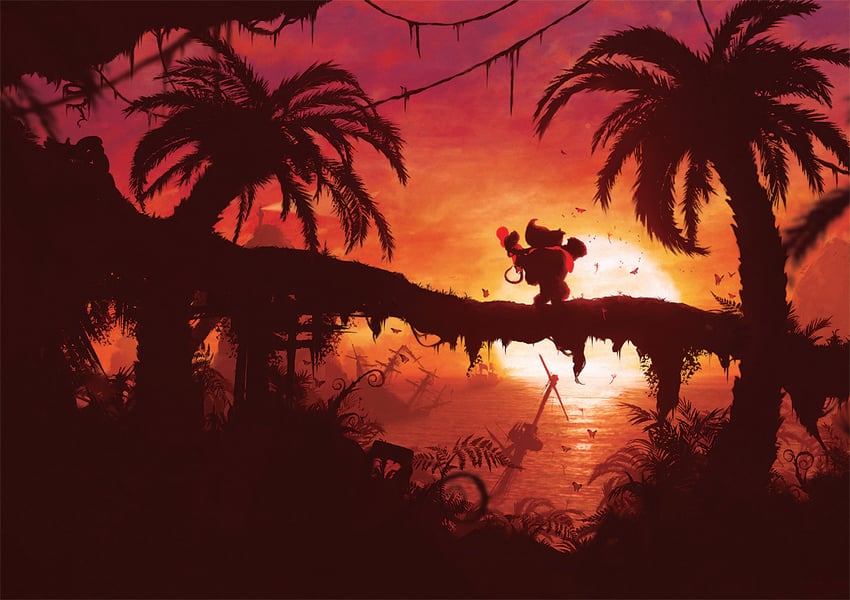 donkey kong and diddy kong (donkey kong and 1 more) drawn by orioto