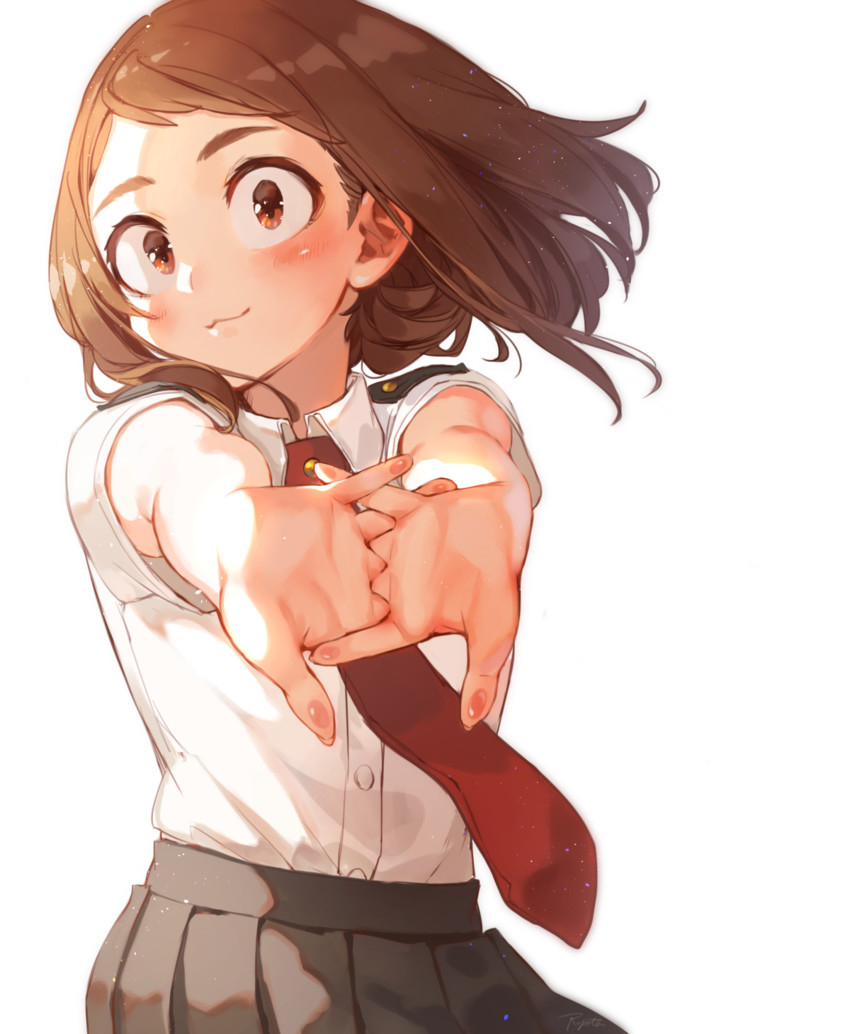 uraraka ochaco (boku no hero academia) drawn by ryota_(ry_o_ta)