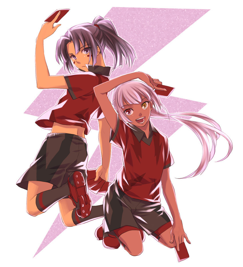 fuai ruu and zokuseiga soshiki (inazuma eleven) drawn by kori_(etinop)