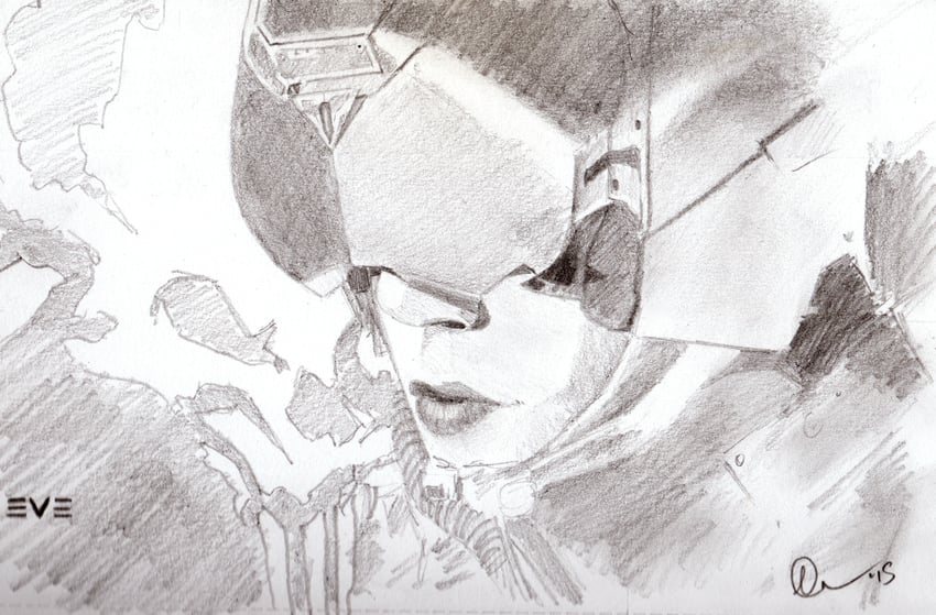 valkyrie (eve online and 1 more) drawn by el-sior