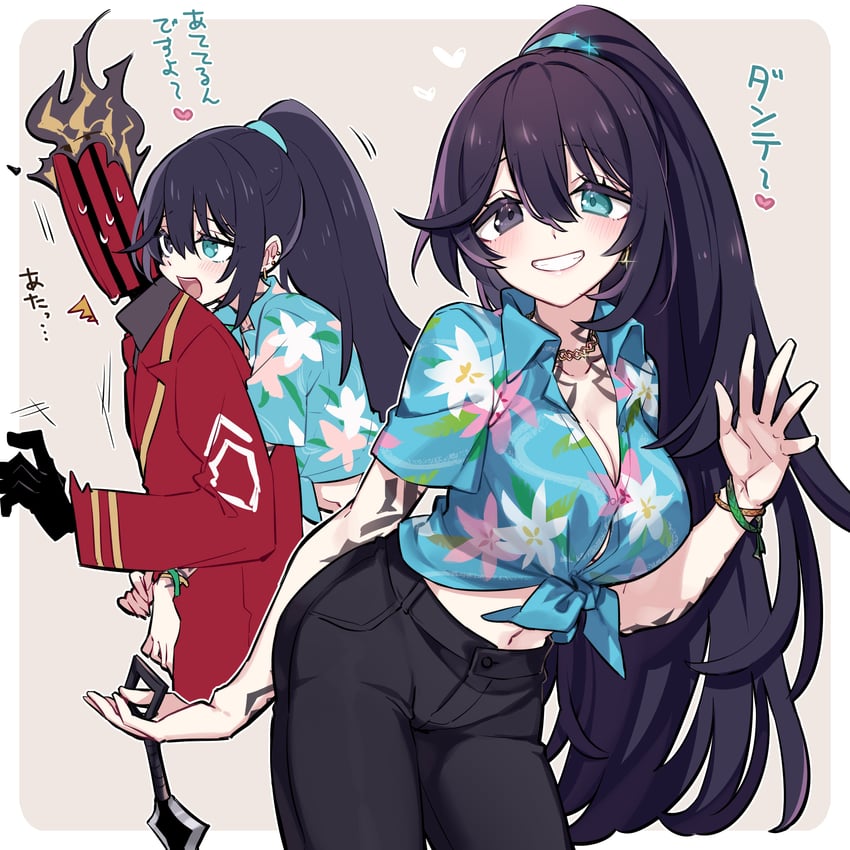 hong lu and dante (project moon and 1 more) drawn by shiki_(shikki46)