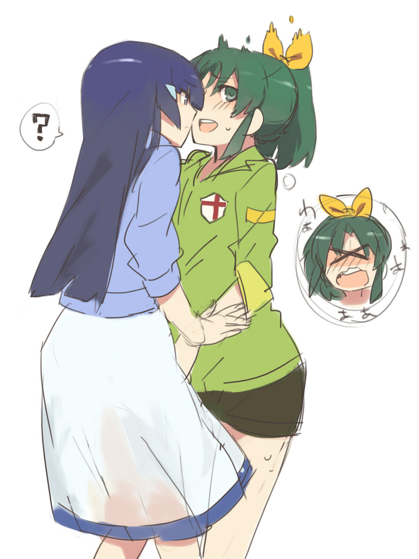 midorikawa nao and aoki reika (precure and 1 more) drawn by yomosaka