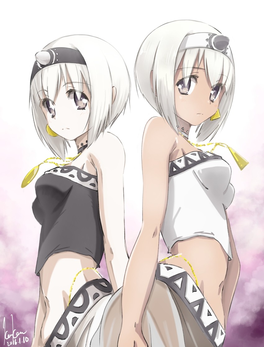uruuru and saraana (utawarerumono and 1 more) drawn by kem_kem