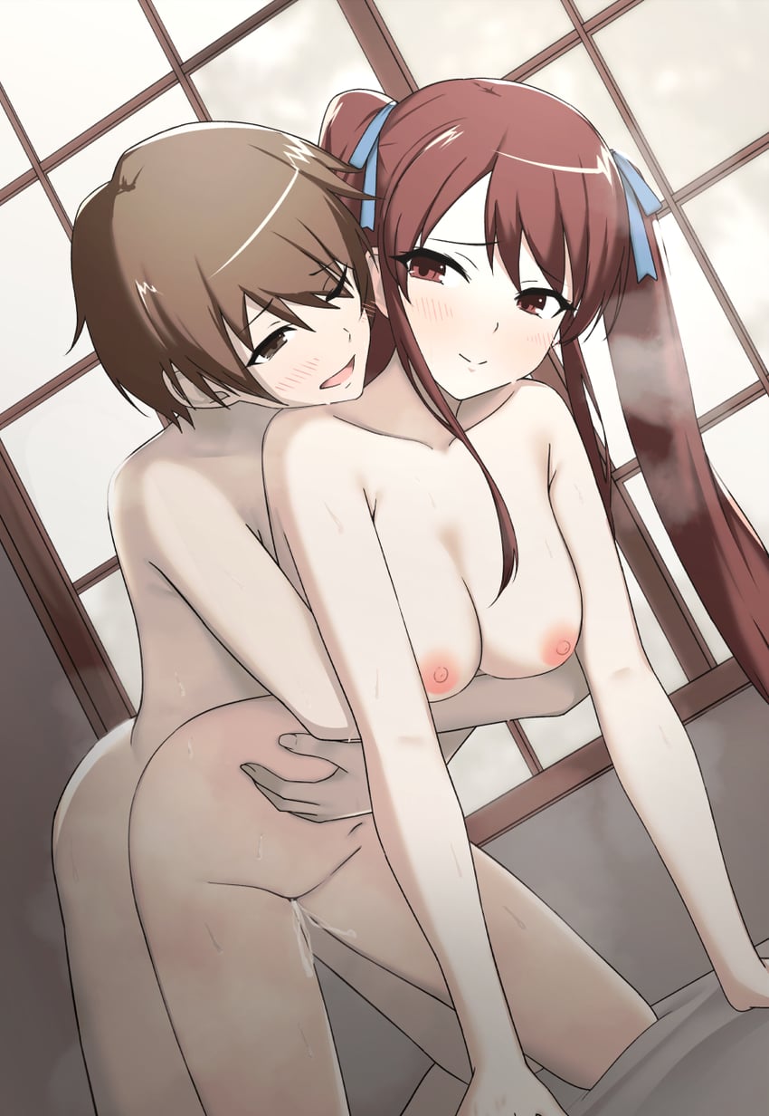 akazawa izumi and sakakibara kouichi (another) drawn by munemori_(rknd2585)
